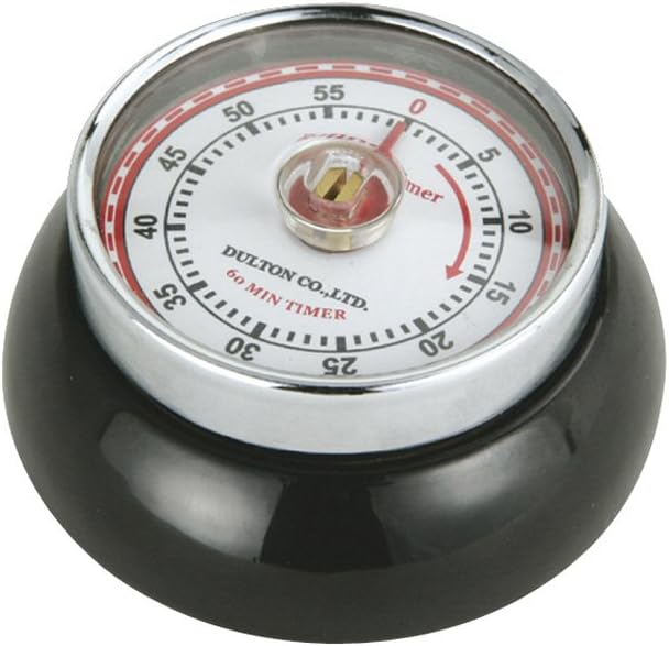 Zassenhaus Magnetic Retro Kitchen Timer, Classic Mechanical Cooking Timer by Zassenhaus