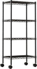 DUMOS 4-Tier Metal Wire Storage Shelves, Adjustable Standing Storage Rack Shelf by DumosLifestyle