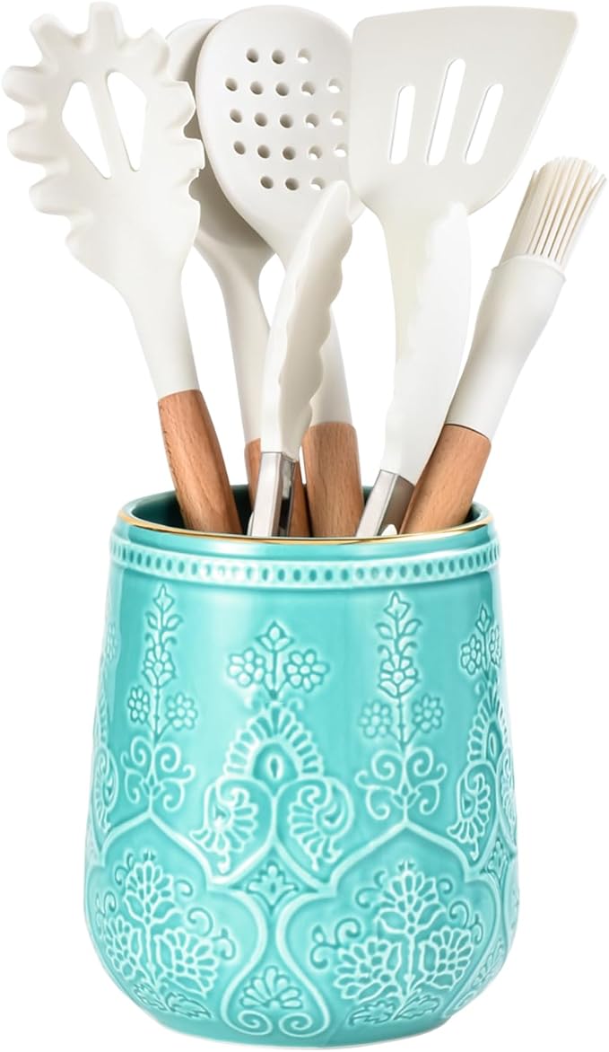 Utensil Holder, Large Utensil Holder by Lunaicorn
