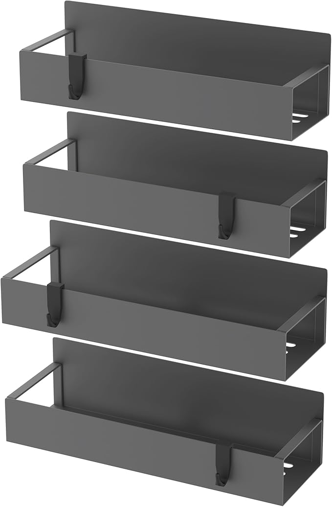 HuggieGems 4 Pack Magnetic Spice Storage Rack Organizer - Image 6