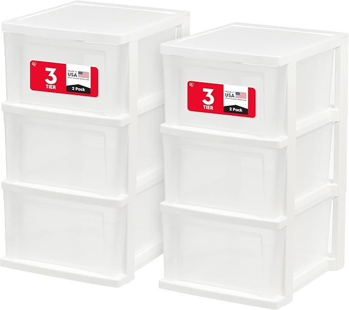 IRIS USA Plastic Drawer Storage Organizer, by IRISUSA