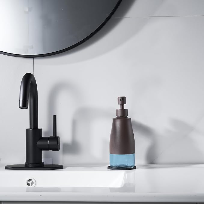 Gaussra Matte Brown Soap Dispenser - Image 6