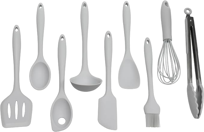 Chef Craft - Premium Silicone Kitchen Tools and Utensils Set, Non-Scratch by ChefCraft
