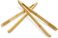 2 Pack Premium Bamboo Toaster Tongs, 10 Inches Natural Wooden Tongs by Unknown