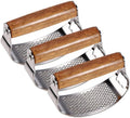 Stainless Steel Garlic Press Rocker with Garlic Peeler