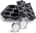Ice Cube Molds – Large Silicone Ice & Sphere Mold Combo by glacio