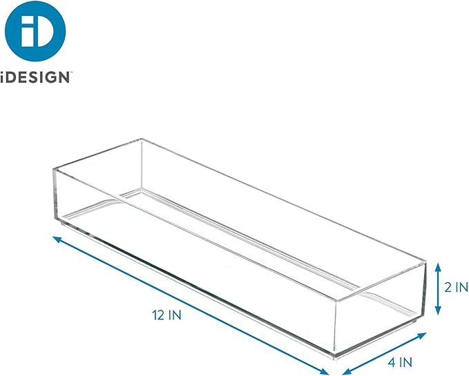 iDesign Clarity Drawer, Kitchen and Bathroom Organization Silverware, Large-Set - Image 7