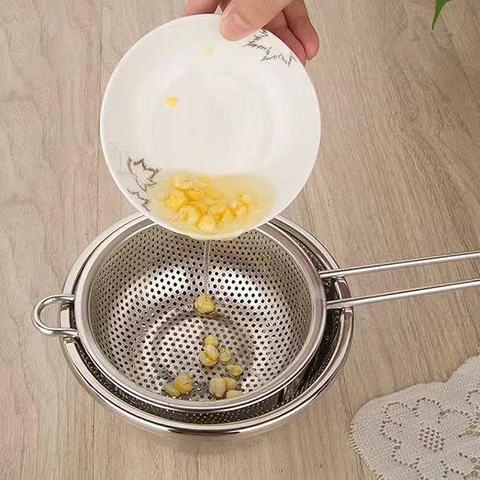 Stainless Steel Colander Fine Mesh Colander - Image 9