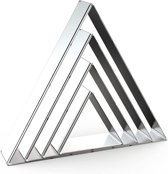 Equilateral Triangle Cookie Cutter Set Large by QAAQS