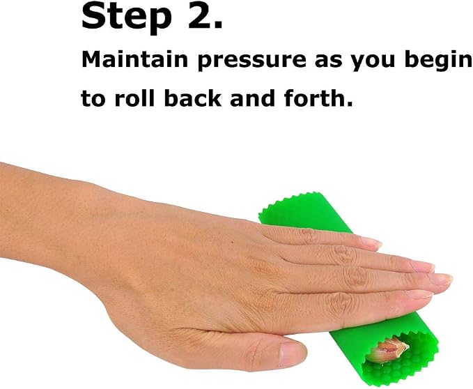 2 Set Peeler Silicone Easy Roll Tube Useful Garlic Odorfree Kitchen Tool - Image 3