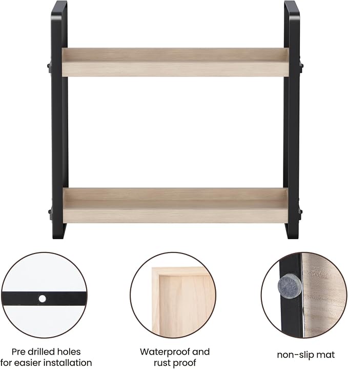 HNRLOY Bathroom Counter Organizer, Bathroom Countertop Organizer, Counter Shelf - Image 4