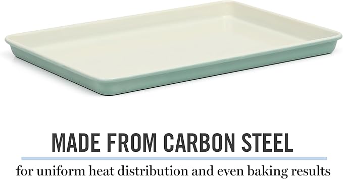 Martha Stewart Gallen 13 x 9 Inch Nonstick Carbon Steel Cookie Sheet - Image 4