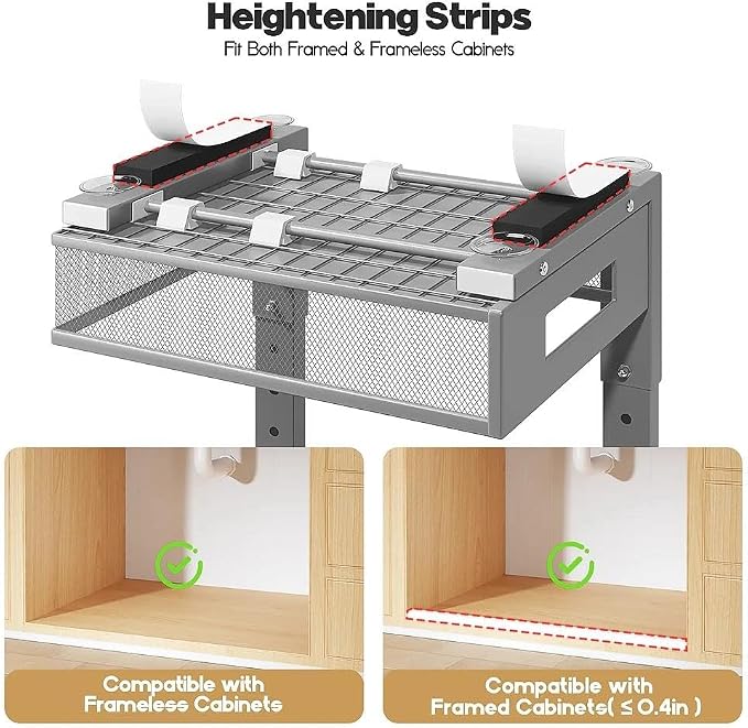 Under Sink Organizer, 2-Tier Dual Pull Out Cabinet Organizer Drawers - Image 5
