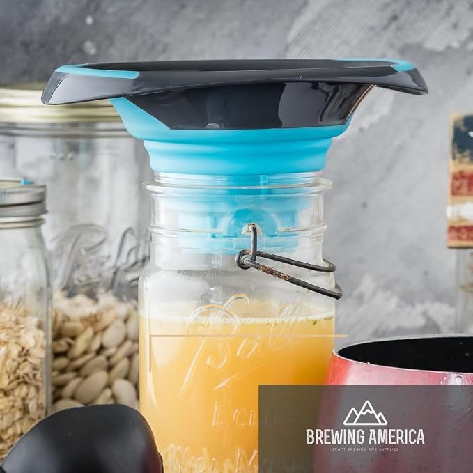Kitchen Canning Funnel – Collapsible Silicone Food Funnel - Image 9