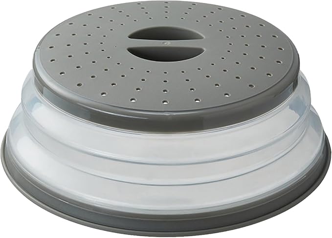 Vented Collapsible Microwave Splatter Cover by WENWELLHOME