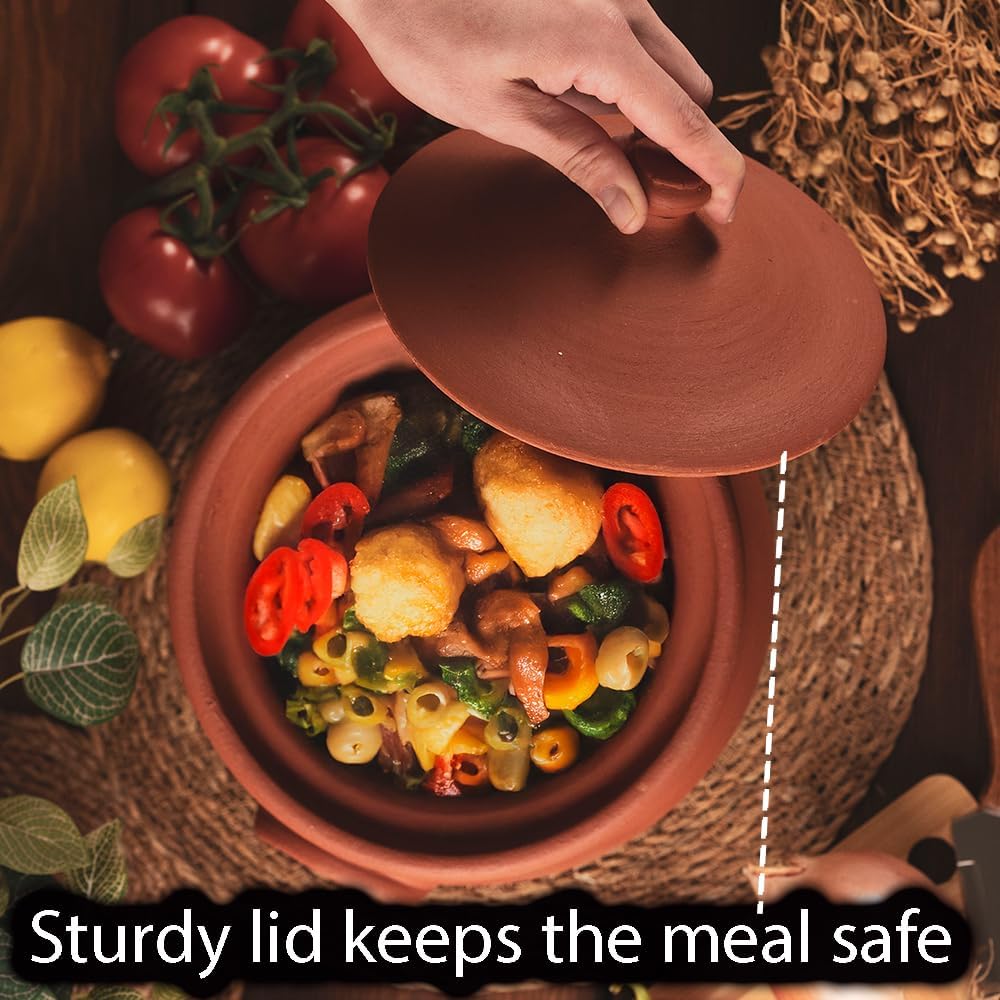 Earthenware Clay Mud Eathern Terracotta Cooking Pot Pottery Cazuela