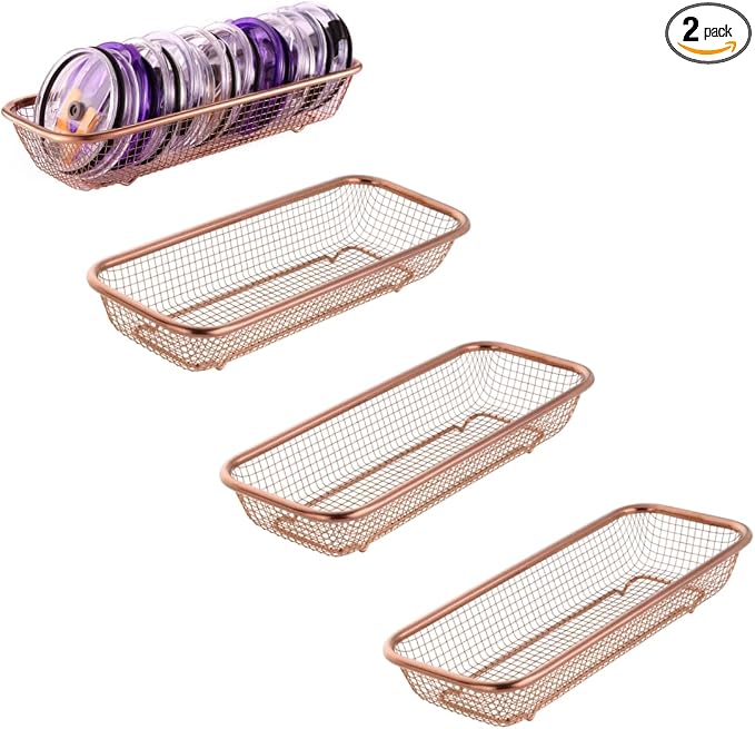 4Pack Stainless Steel Tumbler Cup Lid Organizer Inside Cabinet, Mason Jar Lid by YokuMade