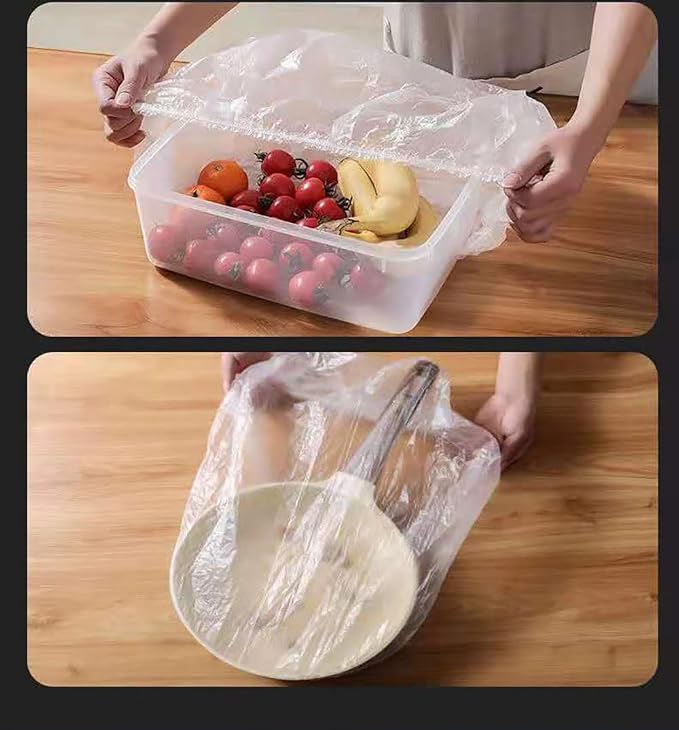100 Plastic Large Bowl Covers - Image 8