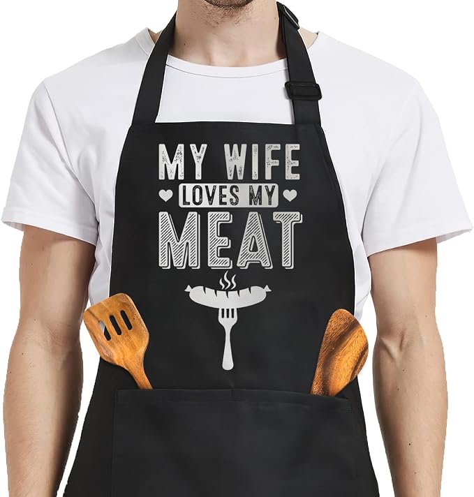 SANDJEST Funny Mens Aprons by SANDJEST
