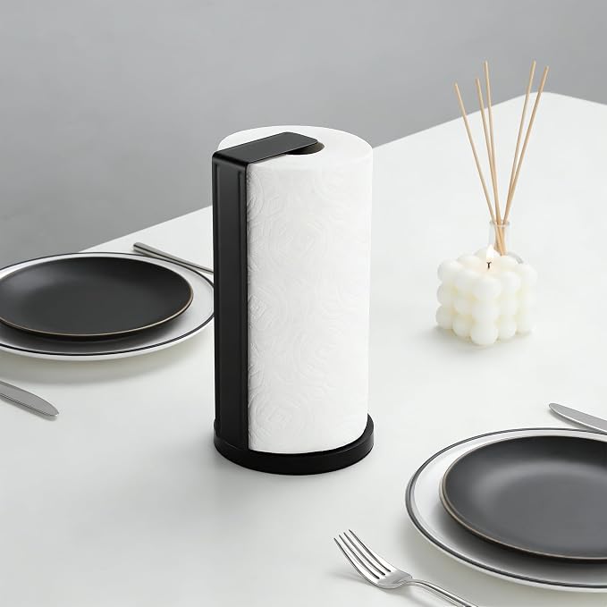 ZUNTO Paper Towel Holder for Countertop, Freestanding Kitchen Paper Towel - Image 6