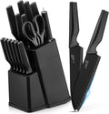 E-far Knife Set, 15-Piece Kitchen Knife Block Set by E-far