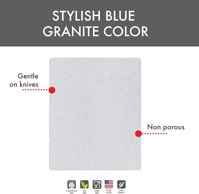 Dexas Superboard Reversible Pastry Board, 14 x 17 Inches, Granite Color - Image 8