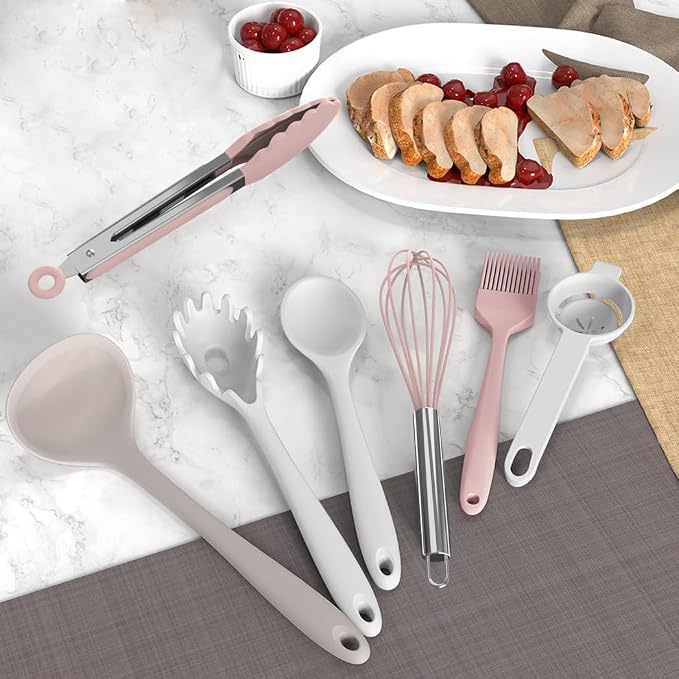 AOTHOD Silicone Cooking Utensils Set - Image 3