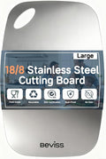 Cutting Board Non-Toxic, 304 Stainless Steel Cutting Board Double Sided by HOME