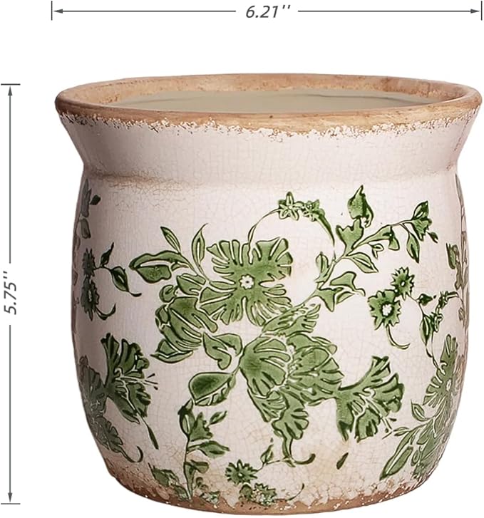 Xiaan Jiaju Vintage Farmhouse Ceramic Planter & Kitchen Utensil Holder - Image 3
