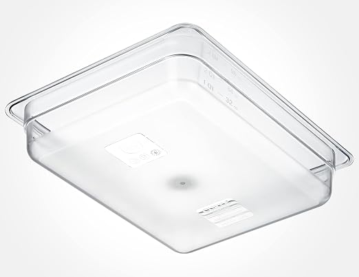 CURTA 6-Pack 1/2 Size 2.5" Deep NSF Polycarbonate Food Pans | Dishwasher & - Image 3