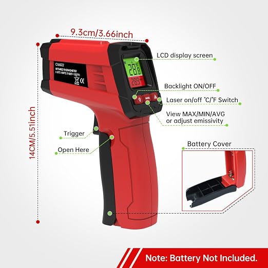Digital Infrared Thermometer Gun - Image 8