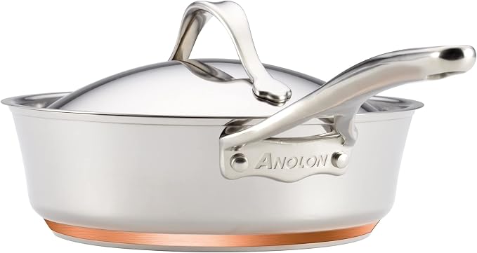 Anolon Stainless Steel & Hard Anodized Aluminum, Cookware Set - Image 10