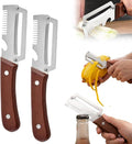 2Pcs Multi-Functional Vegetable Peeler, Ultra-Sharp Stainless Steel Blade by Teamoda