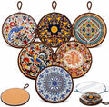 6 Pack 6.7" Trivets for Hot Dishes, Pots and Pans, Heat Resistant