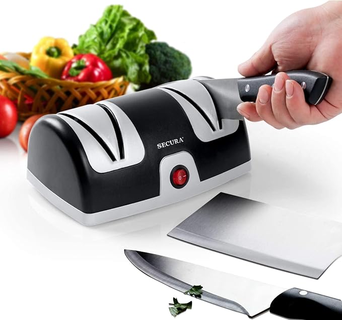 Secura 2-Stage Electric Knife Sharpener by Secura