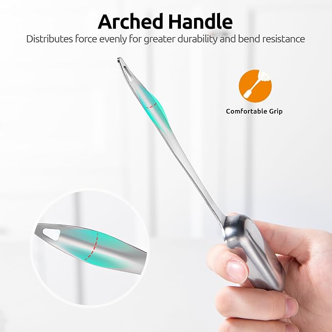 U-Taste Narrow Square Measuring Spoons: 18/8 Stainless Steel Kitchen Measure - Image 8