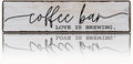 Coffee Bar Sign, Love is Brewing Signs, Retro Metal Tin Sign, Vintage Coffees by Unknown