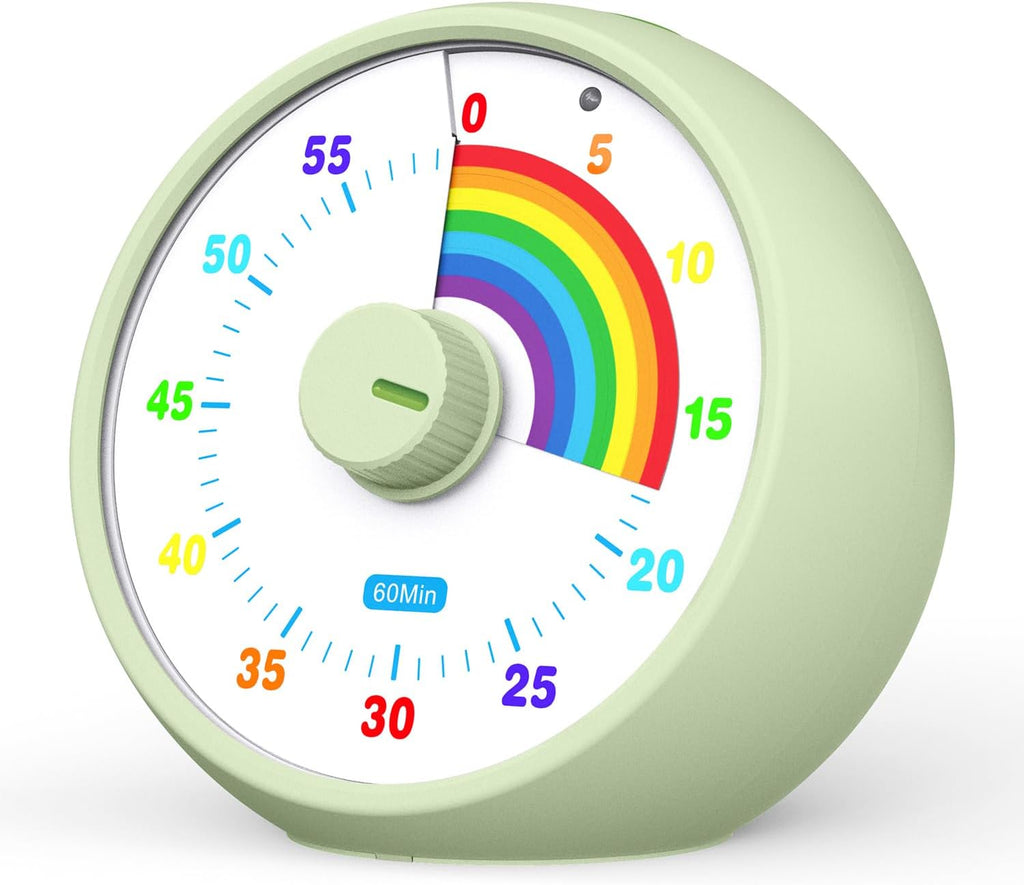 Visual Timer for Kids, 60-Minute Countdown Timer for Classroom Office