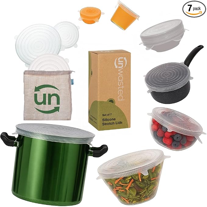 unwasted Reusable Silicone Lids – Upgrade Your Kitchen Gadgets by unwasted