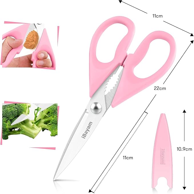 iBayam All Purpose 8.5" Cooking Scissors - Image 3