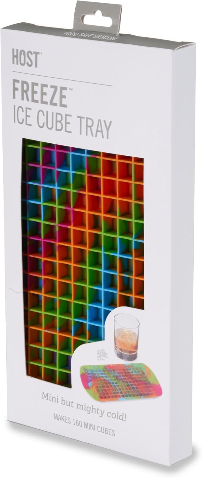 Host Mini Ice Cube Tray, Makes 160 Cubes, Durable Silicone Trays, Iced Coffee - Image 9