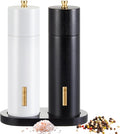 Wooden Salt and Pepper Grinder Set Manual Salt and Pepper Mill by LOYIM