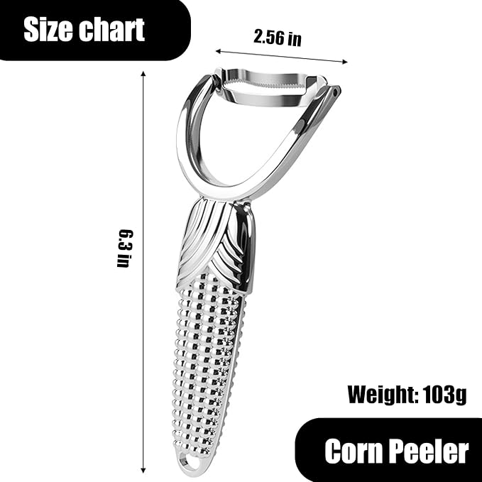 2 Packs Corn Peeler for Corn on the Cob, 2026 Upgraded corn cob stripper tool - Image 3
