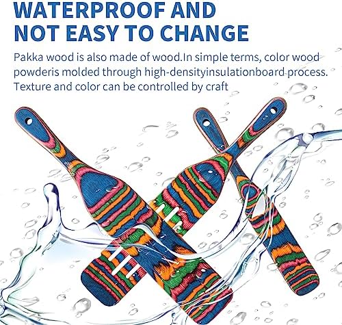 Gudamaye 5-Piece Pakkawood Spurtle Set