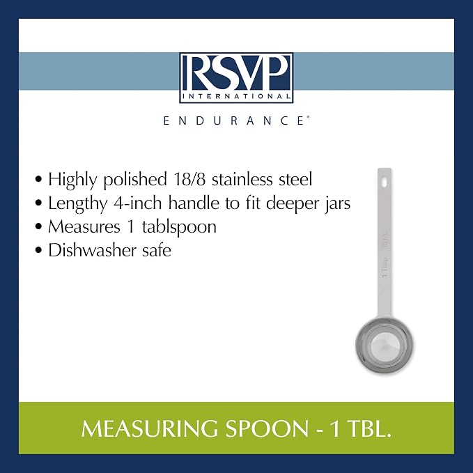 RSVP International Endurance Kitchen Collection Open Stock Measuring Spoon - Image 6