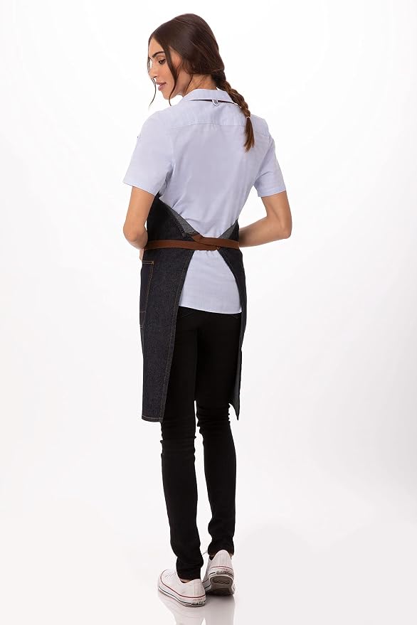 Chef Works Unisex Memphis Bib Apron - Image 2