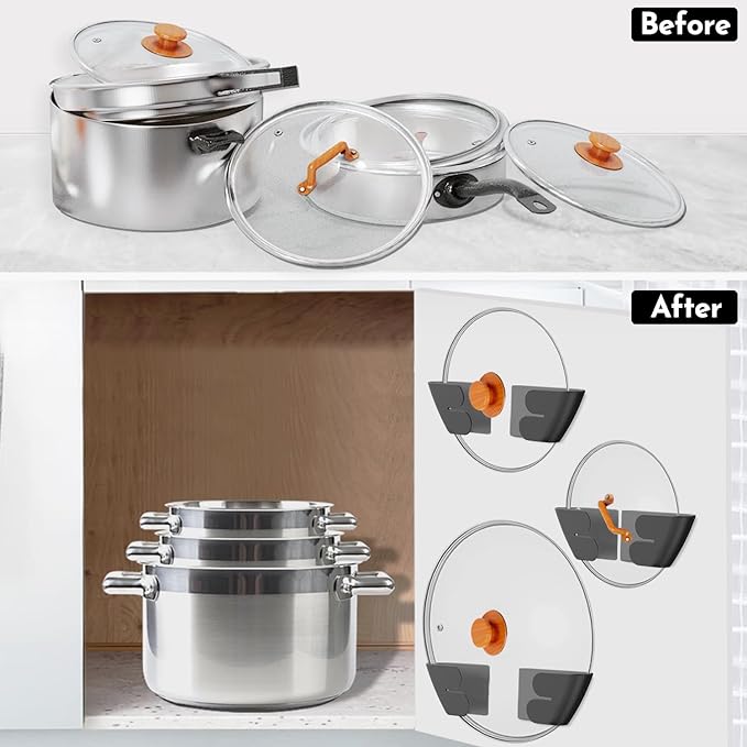 Niceyos Universal Adjustable Pot Lid Organizer - Image 6