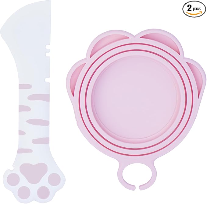Meow&Woof Cute Cat Pet Can Food Cover by TheconnectionbetweenAnimalandusitsMEOWWOOF