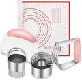 Pastry Cutter, Biscuit Cutter, Dough Scraper, Silicone Baking Mats, Stainless by MINOANT