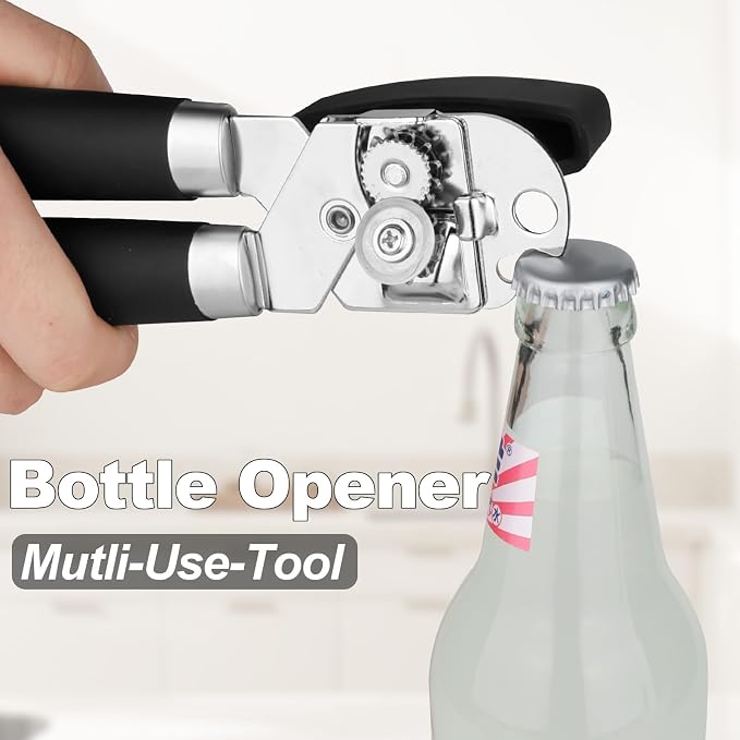Stainless Steel Manual Rotary Opener, Heavy Duty Ergonomic Arthritis Friendly - Image 5